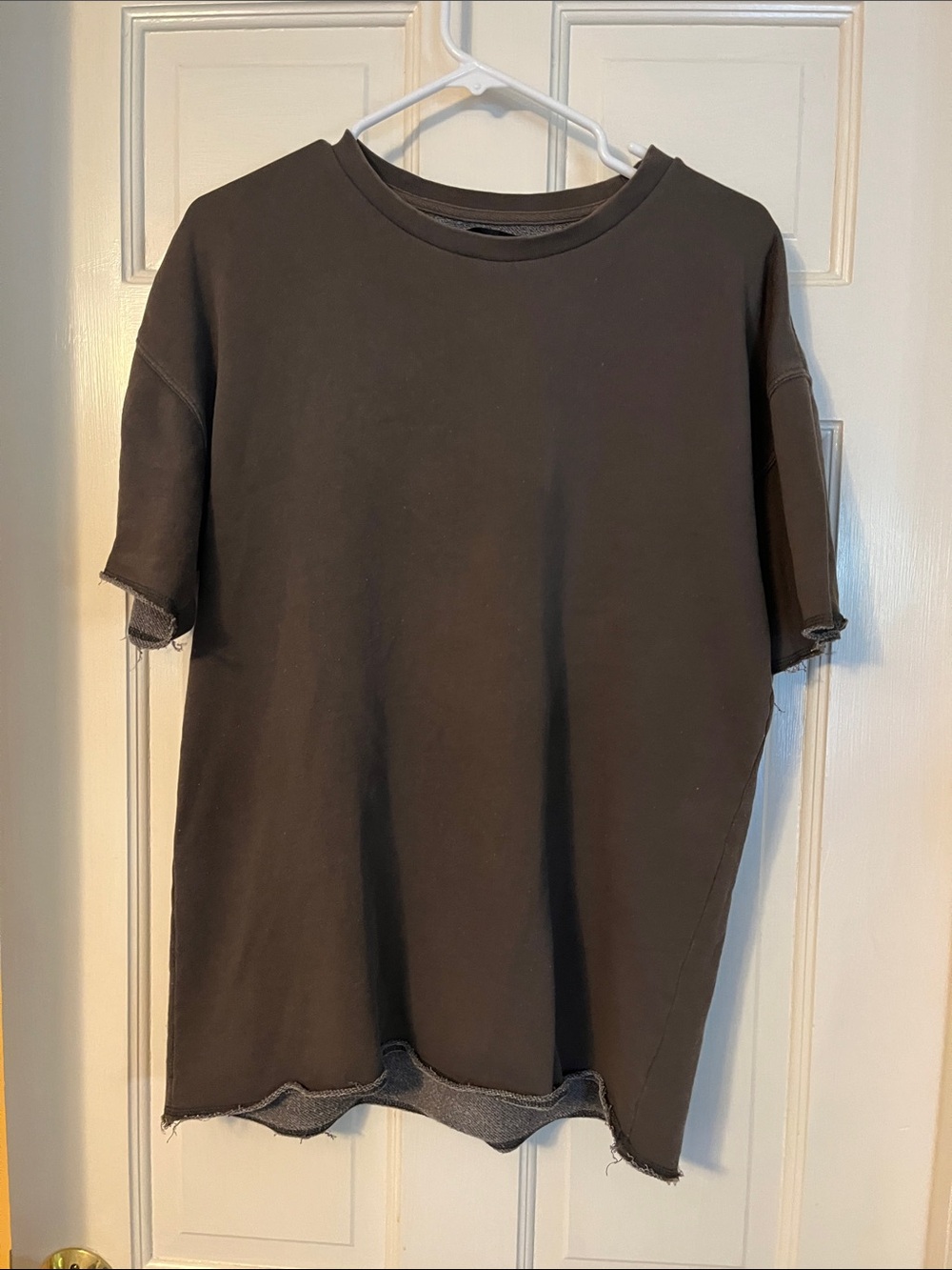 PacSun Men's Dark Gray Crewneck Short Sleeve Tee